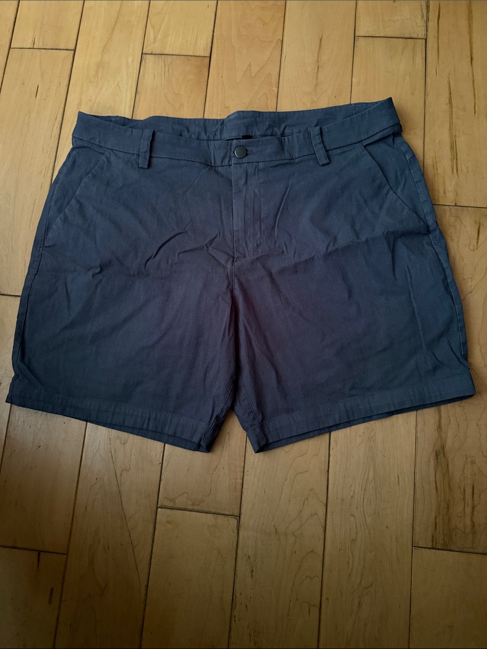 Under Armour Men's Navy Flat-Front Performance Shorts